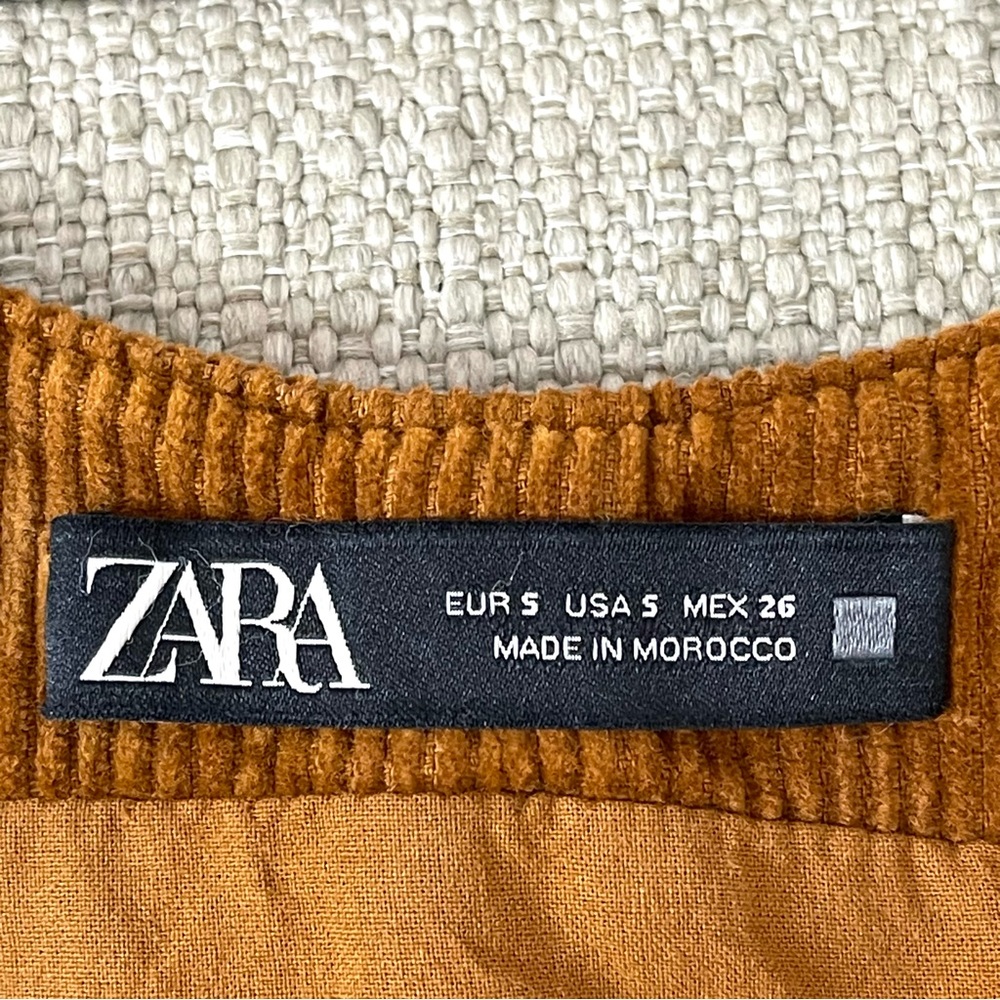 Zara Button Closure Corduroy Jumper Size S - Picture 7 of 8